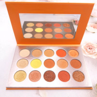 Palette de Fards à Paupières 15 Teintes en Gros avec Marque Privée et Impression de Votre Logo, Inclut une Base de Cils et Produits de Maquillage