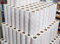 Étiquettes autocollantes personnalisées 58mmx40mm pour codes-barres, étiquettes imperméables, étiquettes thermiques 58x40 pour les balances de supermarché