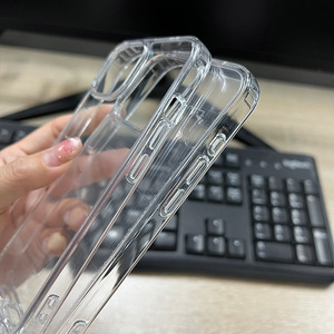 <span class=keywords><strong>Accessori</strong></span> per Smartphone in Acrilico Trasparente all'Ingrosso per <span class=keywords><strong>iPhone</strong></span> 17 Air 16 15 <span class=keywords><strong>14</strong></span> 13 <span class=keywords><strong>Pro</strong></span>, Cover Rigida Antiurto in PC - Product Image 4