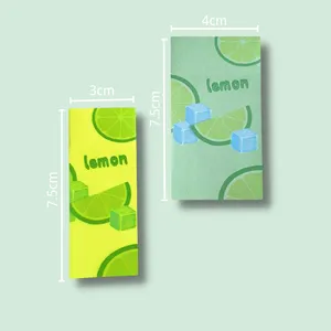 Grosir kreativitas lucu hijau Lemon Memo catatan portabel untuk siswa mengambil catatan catatan tempel