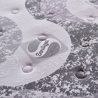 Matelas respirant de haute qualité, matelas à ressorts ensachés compressé, taille king, pour les jeunes, les hôtels, l'usage domestique