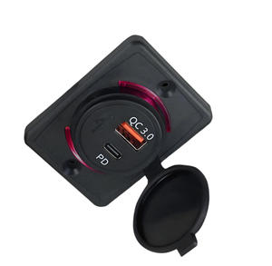 Cargador Rápido USB Dual PD de 20 W, Tipo C y Tipo A, Adaptador de Corriente con Material Resistente al Fuego para Barco, RV, Cámper, Yate - Product Image 1