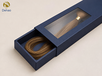 Boîte à perruques en satin personnalisée avec logo, écologique, réutilisable, portable, fermeture magnétique, estampage à chaud, impression quadricolore pour perruques et produits de beauté