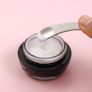 Kinwong Großhandel Mini Zinklegierung Kosmetikspatel Augencreme-Schöpflöffel Gold Silber Gesichtsmassagegerät Make-up Gesichtscreme-Löffel für - Product Image 2