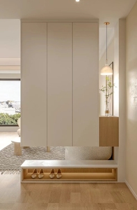 Modern Cream <b>Shoe</b> <b>Cabinet</b> Multifunctional Storage <b>Cabinet</b> - Product Image 3