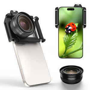 Apexel 10x đến 20x Zoom Macro ống kính cho điện thoại thông minh, điện thoại Macro Máy ảnh ống kính với ống kính phổ clip/<span class=keywords><strong>Eyecup</strong></span> cho nhà máy, hoa - Product Image 2