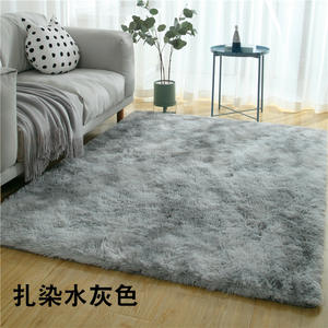 Tapis rectangulaire moderne à poils longs 4,5 cm, antidérapant, pour salon, chambre, revêtement de sol, lavable en machine, décoration intérieure - Product Image 3