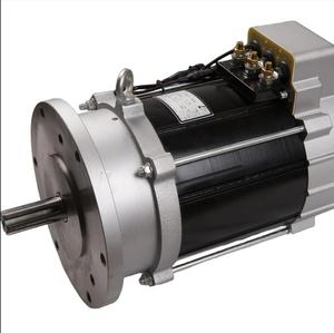 Motor de CA de 72 voltios con sensor de temperatura y eje trasero de 24 dientes para camión, autobús o carrito de golf - Product Image 3