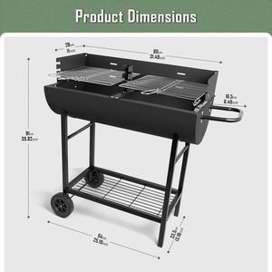 BBQBarel Half : Un barbecue pratique pour vos aventures en plein air - Product Image 4