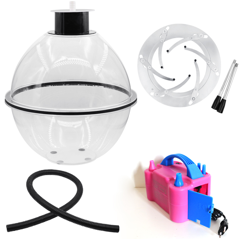 Ballon Stoff maschine mit Geschenk füllung Ballons Party Dekoration Füllung Bobo Ballons Anpassbares Logo Ballon-Maschine-Set