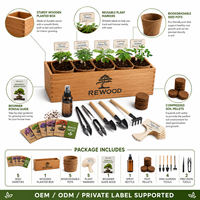 Kit d'arbre bonsaï DIY, artisanat de jardinage d'intérieur, kit de démarrage complet de 22 pièces, 5 variétés de graines de bonsaï japonais