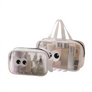 Bolsa de Aseo Impermeable de Gran Capacidad, Forma Cuadrada, Material EVA, para Viajes, Playa y Natación, Duradera y Portátil - Product Image 3