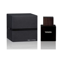 Botellas de Perfume Cuadradas de Lujo al por Mayor de 30ml 50ml 100ml, Botellas de Perfume Vacías de Vidrio con Atomizador, con Caja y Tapa Personalizada