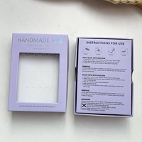 Boîtes d'emballage pour ongles avec logo imprimé personnalisé de haute qualité pour les petites entreprises