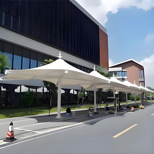 Tettoia per Ufficio in Cantiere, Unità in Acciaio Leggero Tensionato con Servizi di Saldatura e Taglio per Zone di Benessere dei Lavoratori - Product Image 1