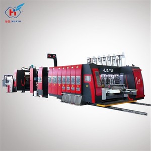 Línea de Producción de Impresión y Pegado de Cajas de Cartón Huayu Tipo 1224 1200x2400 para Equipos de Impresión de Cartón - Product Image 1