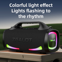 2025 nouveau Style Portable mode zélote S79 haut-parleur Rgb coloré lumière LED sans fil Usb Tf Aux fort haut-parleurs de contrôle du son