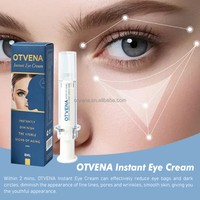 Crème pour les yeux à l'acide hyaluronique et aux herbes OTVENA 60g Réduit les cernes et les poches sous les yeux Lisse les ridules Raffermissante Nourrissante Sans cruauté envers les animaux
