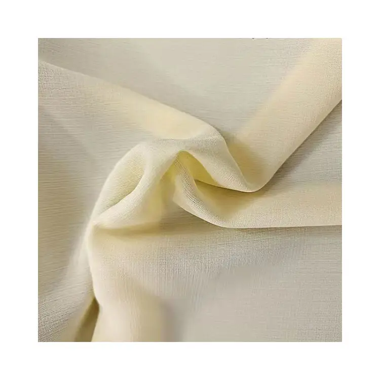 Breathable 100% Polyester Chiffon Georgette Fabric And Textiles Manufacturer Good Drape Hand Feeling for Dress