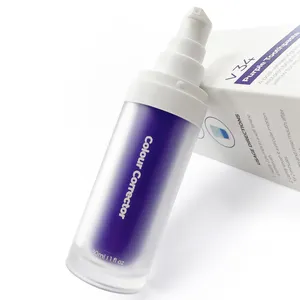 Logo personalizzato professionale OEM 30ml viola colore correttore siero professionale denti sbiancamento dentifricio