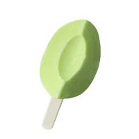 Daqiaodao Vente en gros de bâtonnets de crème glacée dure en forme de fruits, saveur noix de coco et melon Hami, certifiés HALAL