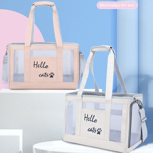 Hello <b>Cats</b> Pet Travel Bag 25L Breathable Mesh Lining For <b>Cat</b> <b>Carrying</b> <b>Backpack</b> Sling Bag - Product Image 2