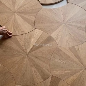 <span class=keywords><strong>Parquet</strong></span> multicouche haut de gamme en chêne et noyer, motif floral, planchers en bois de luxe pour villas, appartements et projets hôteliers - Product Image 3