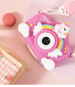 IPS HD ekran çocuklar oyuncak doğum günü hediyesi çocuklar için selfie kamera güzel şekil karikatür unicorn fotoğraf video dijital kamera 4-8year - Product Image 4