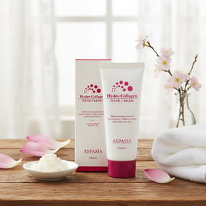 Crema de Manos Aspasia Hydro Collagen K-Beauty, Rejuvenecedora, Hidratante, con Manteca de Karité, para Manos Secas, Nutritiva, Calmante, 100ml, Coreana - Product Image 3