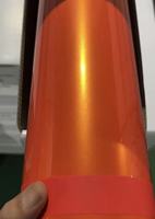 Film de protection de peinture auto-cicatrisant en TPU couleur orange satiné pour voiture