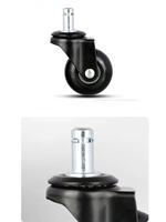 Roulettes pivotantes en PU/Nylon de 2 pouces (50 mm) pour chaise de bureau moderne, Guang Dong