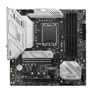 เมนบอร์ด M-AG B760M MORTAR WIFI DDR5 รองรับหน่วยความจำ 192GB รองรับซีพียูรุ่นที่ 12/13 ซ็อกเก็ต LGA1700 สำหรับเล่นเกมบนเดสก์ท็อป M-AG B760M MORTAR WIFI DDR5 - Product Image 2