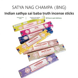 Encens authentique Satya du Népal, bâtonnets <span class=keywords><strong>de</strong></span> bambou Sai Baba Truth BNG, naturels, faits à <span class=keywords><strong>la</strong></span> main, aromathérapie, yoga et méditation, emballage en boîte - Product Image 2