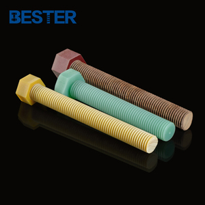 DIN 976 M6 M12 fibre de verre FRP métrique Fouble boulon isolation GRP verre renforcé plastique fil <span class=keywords><strong>tige</strong></span> pour système de gestion de câbles - Product Image 3