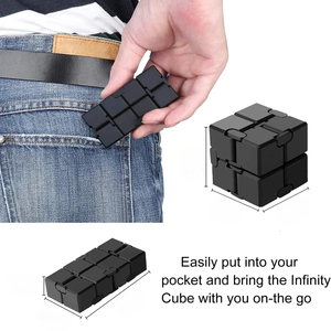 Cubo Infinito de Plástico, Juguete Antiestrés Ultra Duradero, Alivio Sensorial para Adultos y Niños, Regalo para Aliviar la Ansiedad - Product Image 6