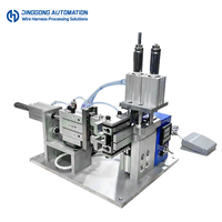 Machine à dénuder les fils pneumatique à couteau chauffant DG-899S 400W, dénudeur de câbles ronds et plats pour fils tressés en PVC, TPU, TPE, silicone, PTFE