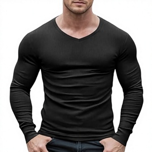Camiseta Deportiva Personalizada para Hombre, Corte Ajustado, Secado Rápido, Transpirable, Tejido Sólido, para Ejercicio, Fitness, Gimnasio y Actividades al Aire Libre - Product Image 2