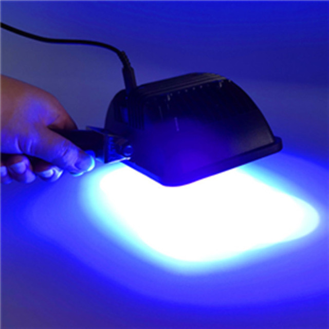 Handheld 220V LED UV Curing Lamp 300 Lm/W Efficiency for Green Solder Mask Ink Exposure Aluminum Alloy Construction Fluorescent