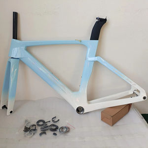 เฟรมจักรยานเสือหมอบคาร์บอนไฟเบอร์รุ่นใหม่ TFSA JH10 Disc T800 พร้อมแฮนด์คาร์บอนไฟเบอร์ในตัว EPS สำหรับจักรยานแข่ง - Product Image 1