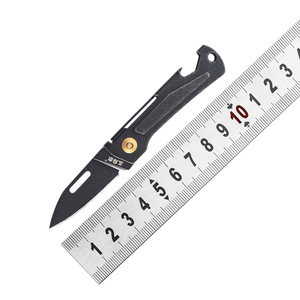 Cuchillo abrecartas portátil <span class=keywords><strong>Sanrenmu</strong></span> 431S-SB al por mayor de fábrica, cuchillo para cortar papel de pared, cuchillo para abrir cajas exprés - Product Image 2