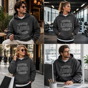 <span class=keywords><strong>Sudaderas</strong></span> con capucha Fabricante Bordado personalizado 400 500Gsm Impreso de alta calidad 100% Algodón Invierno Hombres Hoddies de gran tamaño Mens Club - Product Image 6