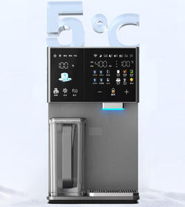 เครื่องกรองน้ำแบบตั้งโต๊ะพร้อมเครื่องทำน้ำแข็งจากโรงงานหนิงโป |   เครื่องทำน้ำร้อนน้ำเย็นแบบไม่ใช้ถังสำหรับบ้านอัจฉริยะ B2B - Product Image 2