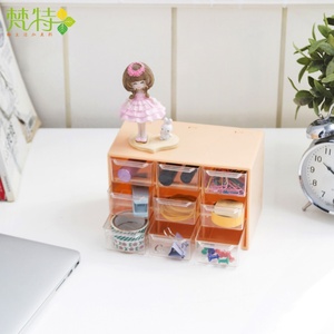 China Factory Jewelry Keeping Sundry Cosmetics <b>Drawer</b> Desktop Nine <b>Drawers</b> <b>Storage</b> <b>Box</b> for Bedroom Bathroom Office Decoration - Product Image 2