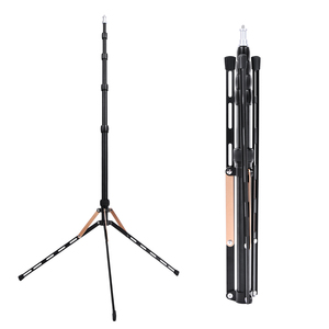 Trépied flexible OEM/ODM de 2 m pour réflecteur, anneaux lumineux, parapluie, fond de photographie, trépied pour appareil photo, <span class=keywords><strong>lampe</strong></span> flash - Product Image 1