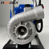 Pompa Air Bensin HOTOKA 35.8cc 0.95kW 4 Tak GX35 Portabel 144F untuk Irigasi Pertanian dan Transfer Air