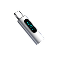 Adaptadores convertidores de Cable DE DATOS DE 100W, adaptador OTG de conector tipo C a tipo C, adaptador OTG de transferencia de convertidor macho a hembra