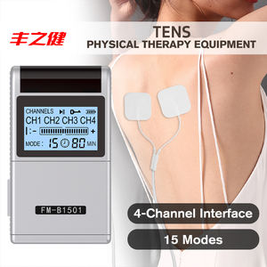 Stimulator otot listrik Full Body Premium portabel, untuk pria, peralatan terapi fisik sepuluh Ems dengan pereda nyeri efektif - Product Image 2