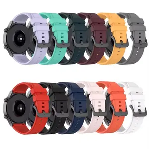 Correa de silicona L7 para Huawei Watch 5 4 GT6-5-4 de 46 mm, cómoda correa para Amazfit Active Max 3-2-Max/Balance 2-1 - Product Image 6