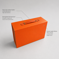 Boîte cadeau rigide de luxe personnalisée RDY avec poignée et insert personnalisé pour un emballage haut de gamme