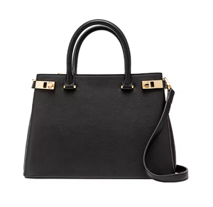 Sac à main pour femme en cuir PU de luxe avec logo personnalisé en usine, dernière tendance, fermeture à cadenas - Product Image 6